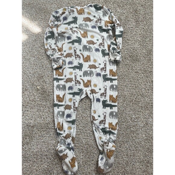Angel Dear Bamboo Footie Pajamas Safari Animals - Picture 2 of 3